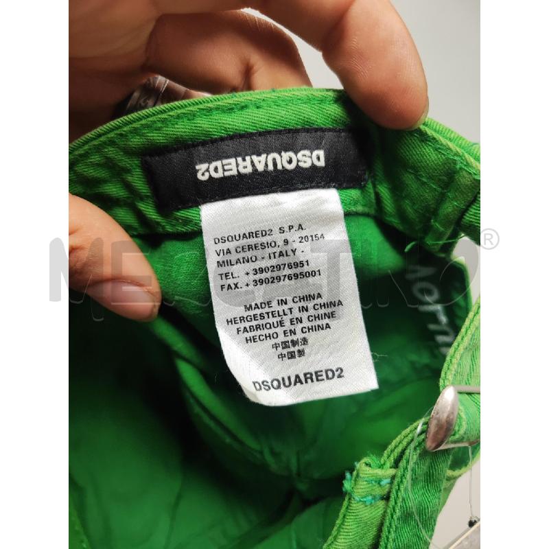 CAPPELLO UOMO DSQUARED2 VERDE CON TESA | Mercatino dell'Usato Vinci - fraz. sovigliana 3