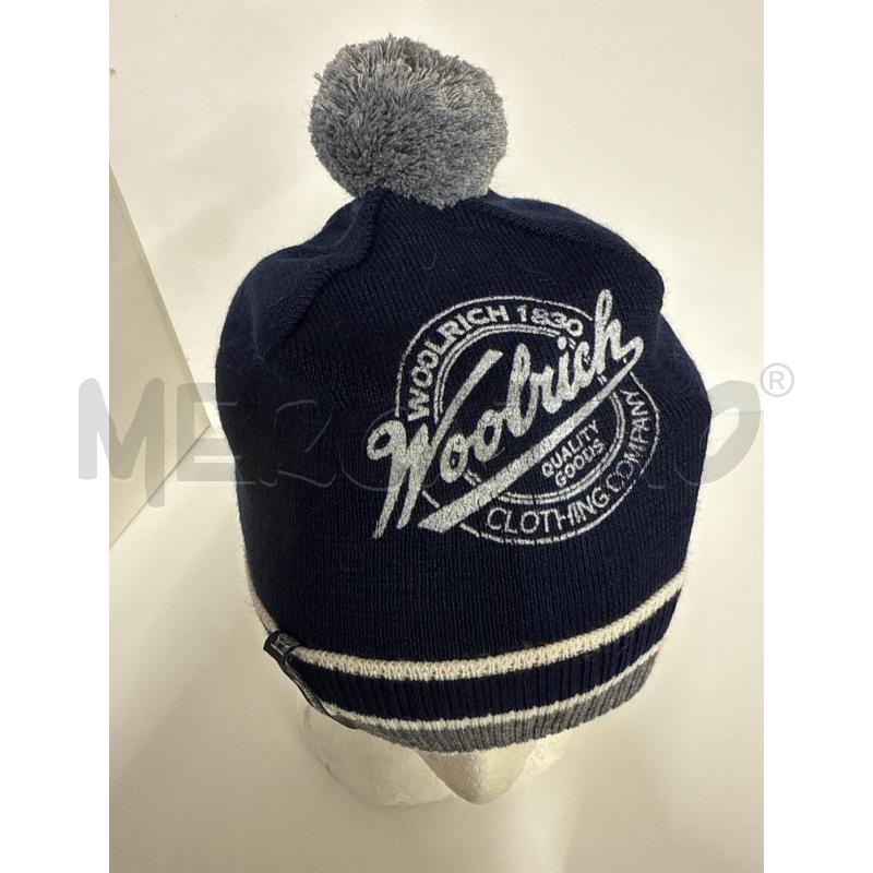 CAPPELLO UOMO WOOLICH BLU GRIGIO PON PON TG.L | Mercatino dell'Usato Vinci - fraz. sovigliana 1