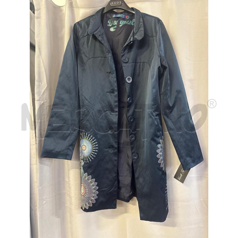 CAPPOTTO DONNA DESIGUAL BLU TG.38 | Mercatino dell'Usato Vinci - fraz. sovigliana 1