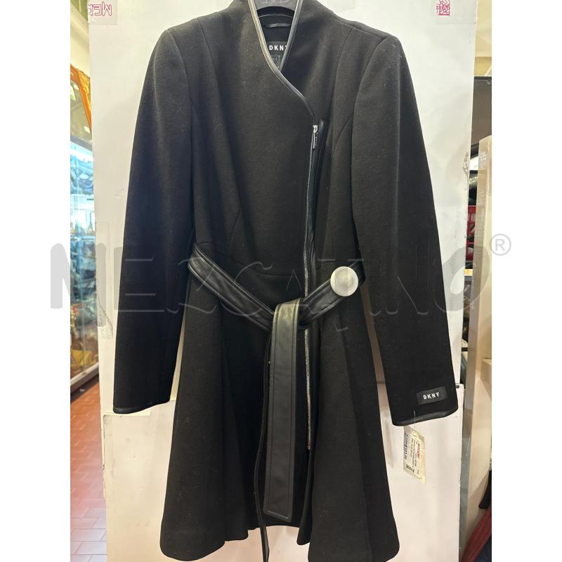 CAPPOTTO DONNA DKNY NERO TG.M ZIP LATO  | Mercatino dell'Usato Vinci - fraz. sovigliana 1