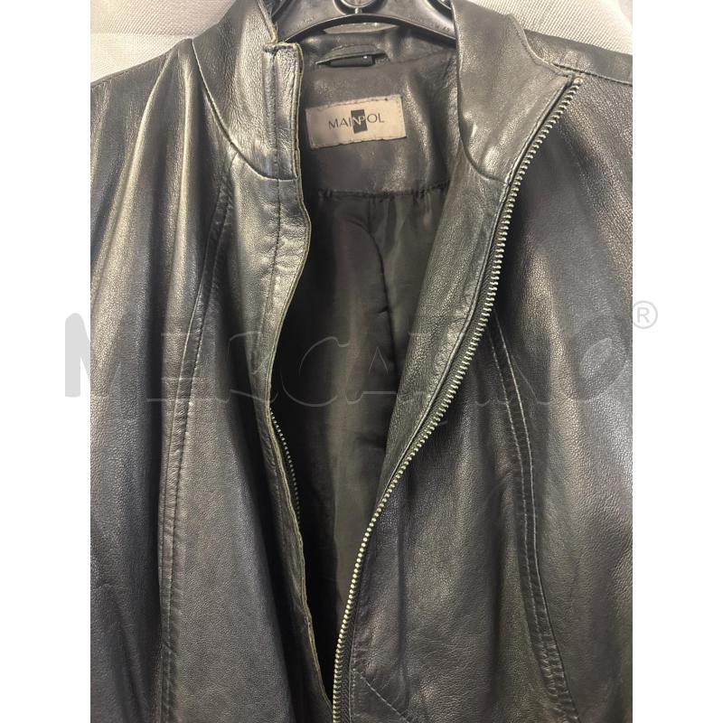 CAPPOTTO DONNA MAINPOL PELLE GRIGIO TG.36 | Mercatino dell'Usato Vinci - fraz. sovigliana 2