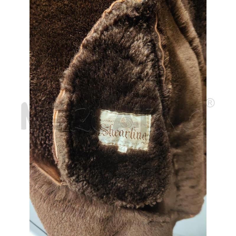 CAPPOTTO DONNA SHEARLING SCAMOSCIATO COLLO E MANOPOLE VISONE TG.44 | Mercatino dell'Usato Vinci - fraz. sovigliana 2