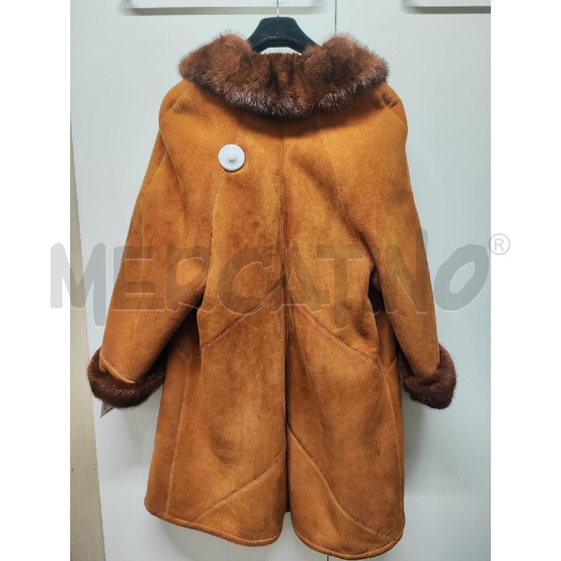 CAPPOTTO DONNA SHEARLING SCAMOSCIATO COLLO E MANOPOLE VISONE TG.44 | Mercatino dell'Usato Vinci - fraz. sovigliana 5