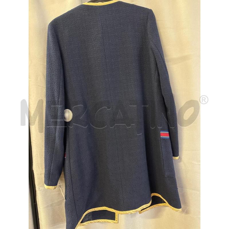 CAPPOTTO DONNA # LUMINA BLU TASCHINI BORDO ROSSO SENZA TG. | Mercatino dell'Usato Vinci - fraz. sovigliana 2