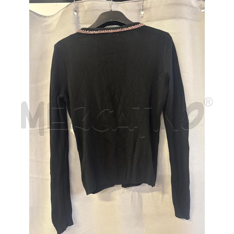 CARDIGAN DONNA DOLCE&GABBANA NERA BORDO ROSA TG.S | Mercatino dell'Usato Vinci - fraz. sovigliana 2