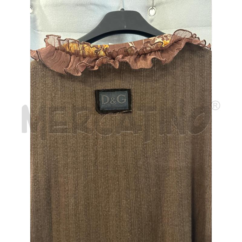CARDIGAN DONNA D&G MARRONE GALETTE TG.M | Mercatino dell'Usato Vinci - fraz. sovigliana 3