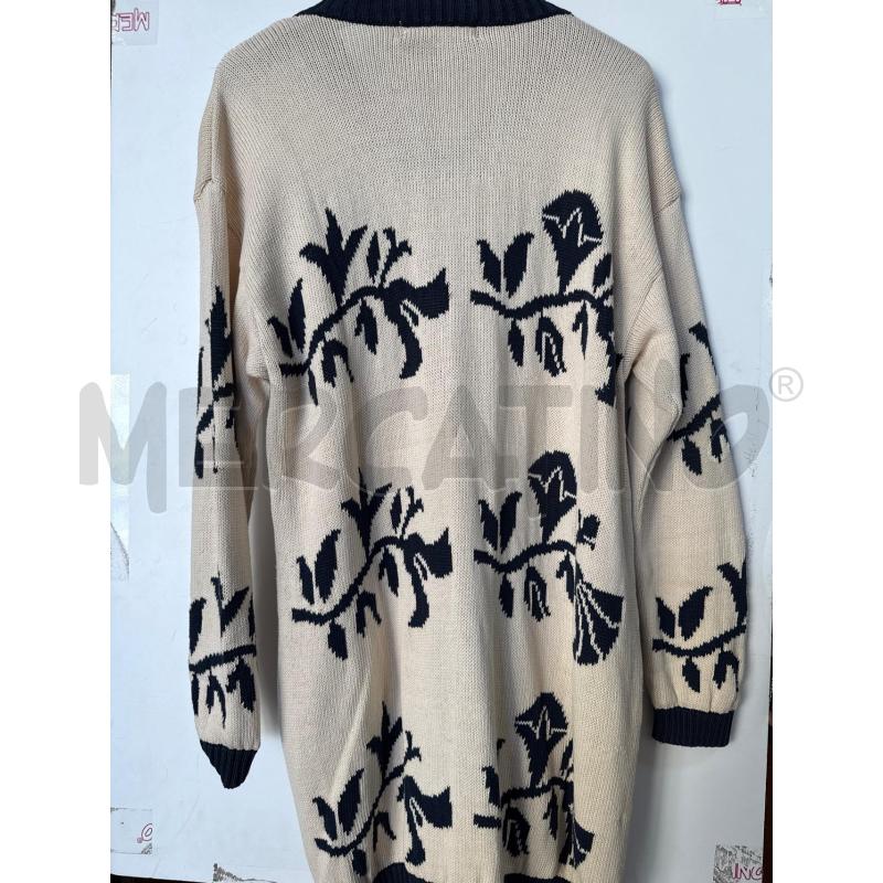 CARDIGAN DONNA GERANI PANNA FIORI BLU TG.48 | Mercatino dell'Usato Vinci - fraz. sovigliana 3