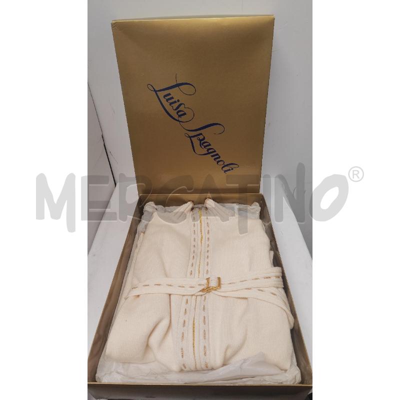 CARDIGAN DONNA LUISA SPAGNOLI CREMA BORDINO ORO TG.XL | Mercatino dell'Usato Vinci - fraz. sovigliana 5