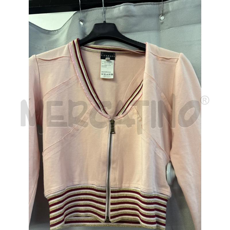 CARDIGAN DONNA RICHMOND ROSA TG.42 ZIP | Mercatino dell'Usato Vinci - fraz. sovigliana 2