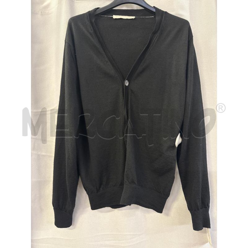 CARDIGAN UOMO BRETT JOHNSON NERO TG.48 | Mercatino dell'Usato Vinci - fraz. sovigliana 1