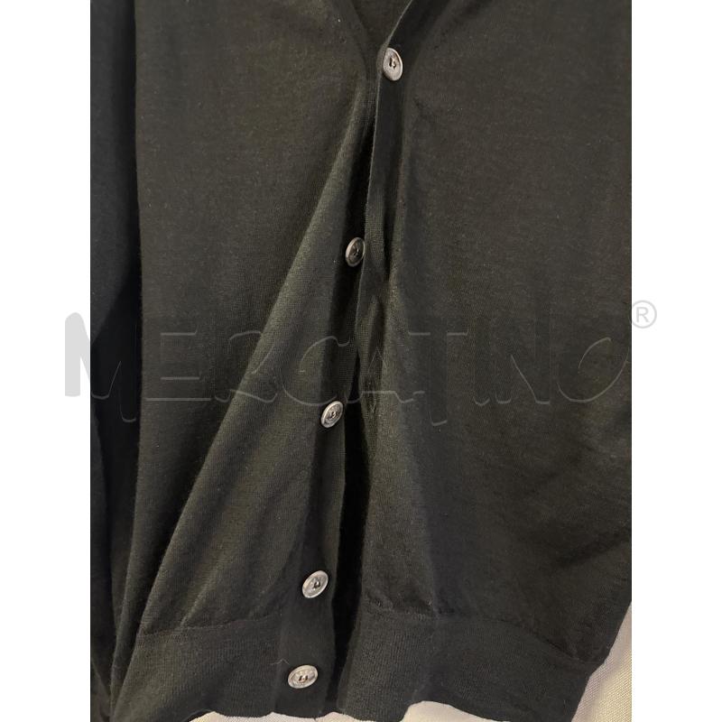 CARDIGAN UOMO BRETT JOHNSON NERO TG.48 | Mercatino dell'Usato Vinci - fraz. sovigliana 2