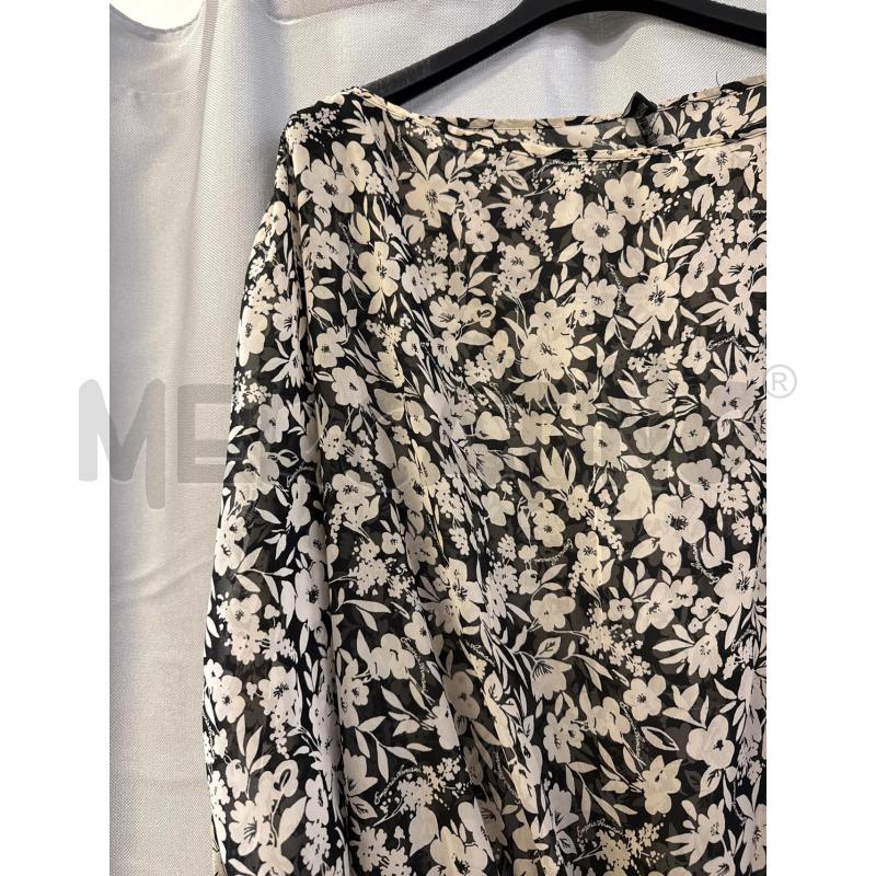 CASACCA DONNA EMPORIO ARMANI NERA FIORI BEIGE SENZA TG | Mercatino dell'Usato Vinci - fraz. sovigliana 2