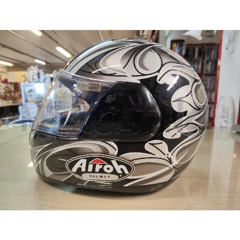 CASCO MOTO INTEGRALE AIROH NERO GRIGIO TG.XS | Mercatino dell'Usato Vinci - fraz. sovigliana 2