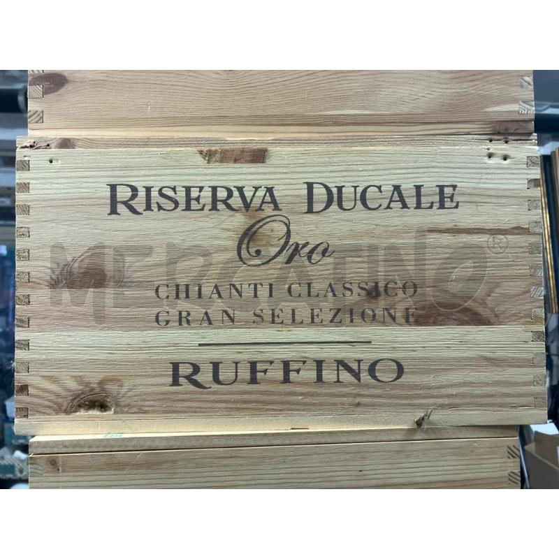 CASSETTA LEGNO X VINO RUFFINO RISERVA DUCALE ORO | Mercatino dell'Usato Vinci - fraz. sovigliana 1