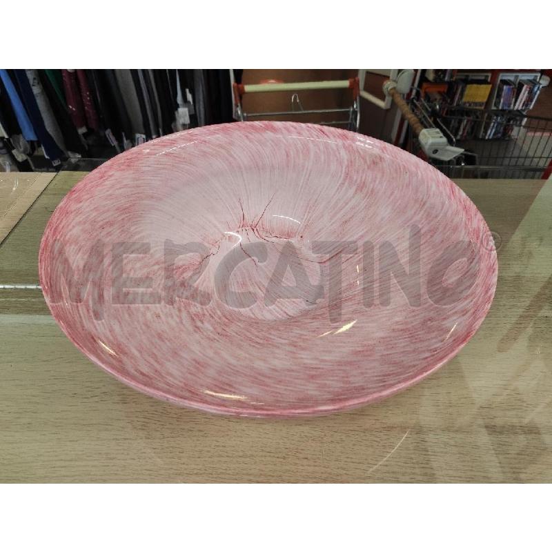 CENTROTAVOLA VETRO ROSA SFUMATO  | Mercatino dell'Usato Vinci - fraz. sovigliana 1