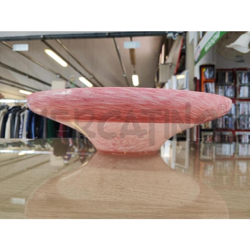 CENTROTAVOLA VETRO ROSA SFUMATO  | Mercatino dell'Usato Vinci - fraz. sovigliana 2