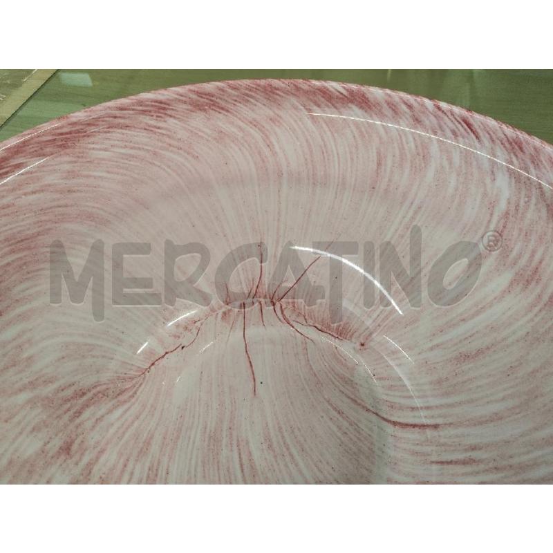 CENTROTAVOLA VETRO ROSA SFUMATO  | Mercatino dell'Usato Vinci - fraz. sovigliana 3