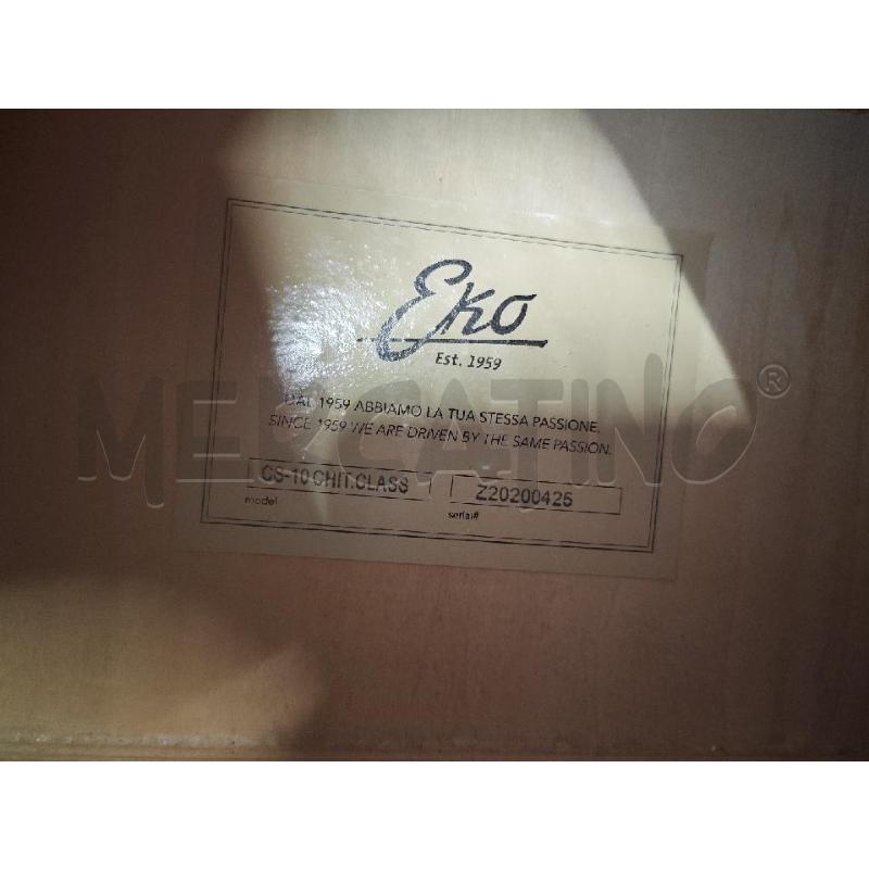 CHITARRA CLASSICA EKO CS-10 + BORSA | Mercatino dell'Usato Vinci - fraz. sovigliana 2