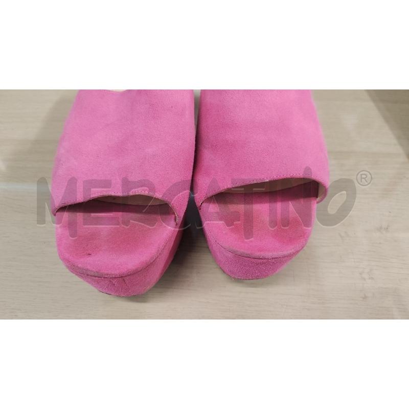 CIABATTE DONNA CAVALLINI SCAMOSCIATE ROSA N.39 | Mercatino dell'Usato Vinci - fraz. sovigliana 2