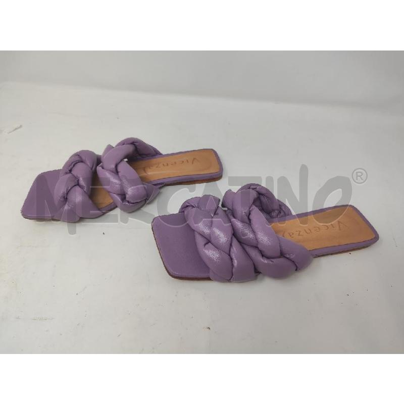 CIABATTE DONNA VINCENZA LILLA TRECCIA N.37 | Mercatino dell'Usato Vinci - fraz. sovigliana 2