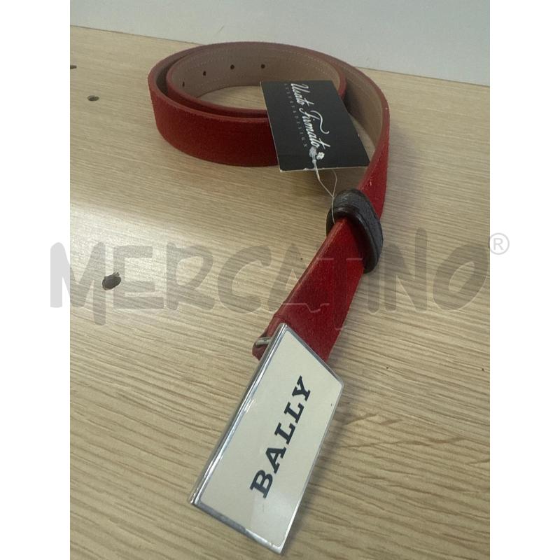 CINTURA DONNA BALLY SCAMOSCIATA ROSSA 90/36 | Mercatino dell'Usato Vinci - fraz. sovigliana 1