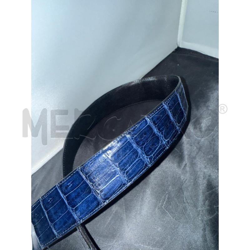CINTURA DONNA COCCODRILLO BLU | Mercatino dell'Usato Vinci - fraz. sovigliana 2