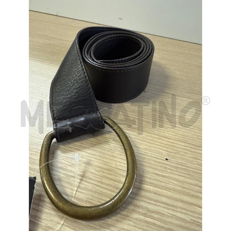 CINTURA DONNA PATRIZIA PEPE PELLE MARRONE FIBBIA ANELLO TG.M | Mercatino dell'Usato Vinci - fraz. sovigliana 1