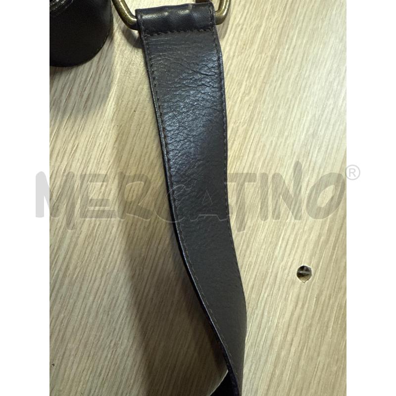 CINTURA DONNA PATRIZIA PEPE PELLE MARRONE FIBBIA ANELLO TG.M | Mercatino dell'Usato Vinci - fraz. sovigliana 2