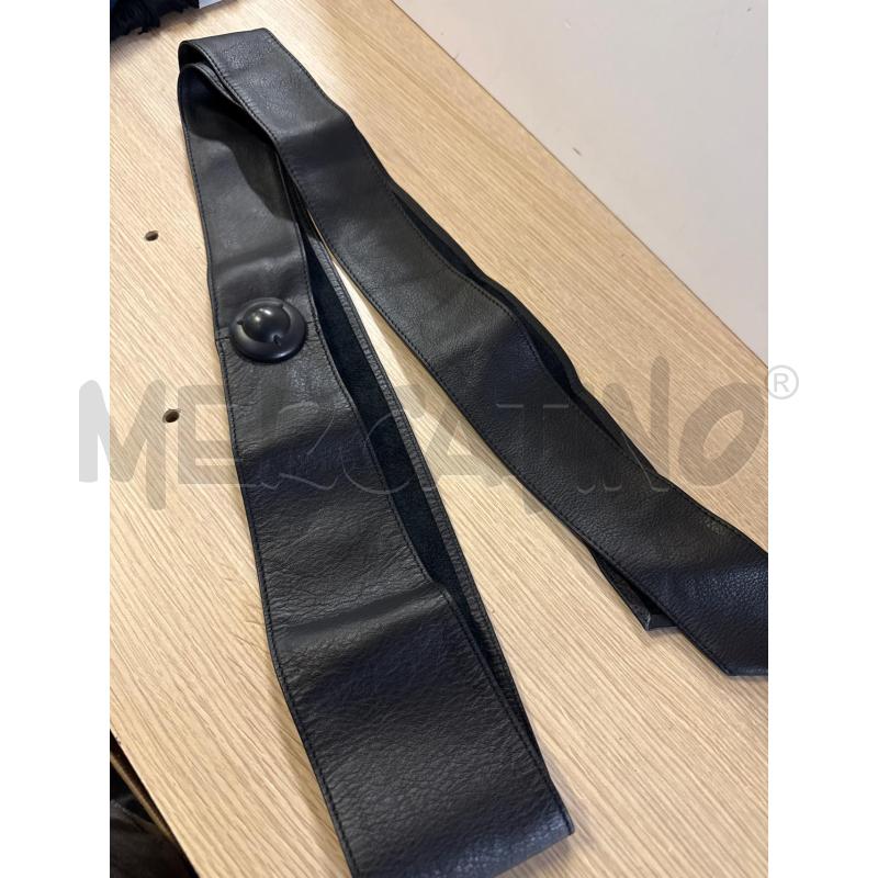 CINTURA DONNA PATRIZIA PEPE PELLE NERA DA LEGARE  | Mercatino dell'Usato Vinci - fraz. sovigliana 1