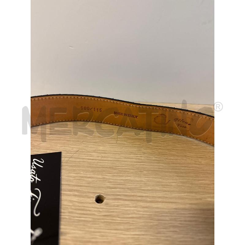 CINTURA DONNA PITONE NERA FIBBIA STRASS 100/115 | Mercatino dell'Usato Vinci - fraz. sovigliana 3