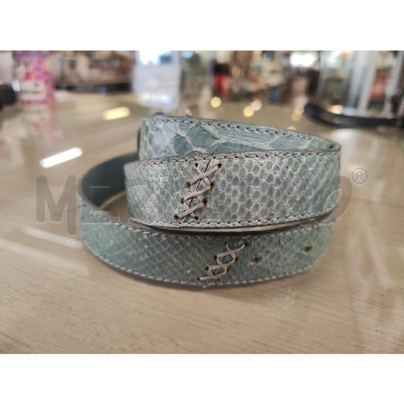 CINTURA DONNA PITONE TURCHESE FIBBIA STRASS | Mercatino dell'Usato Vinci - fraz. sovigliana 3