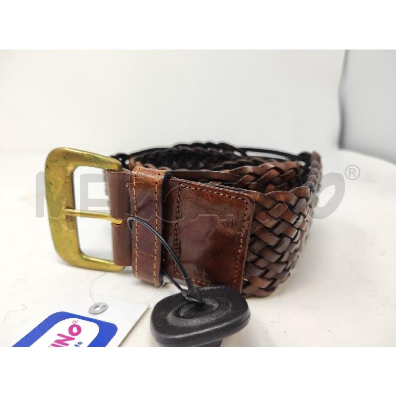 CINTURA DONNA # PELLE MARRONE TRECCIA | Mercatino dell'Usato Vinci - fraz. sovigliana 1