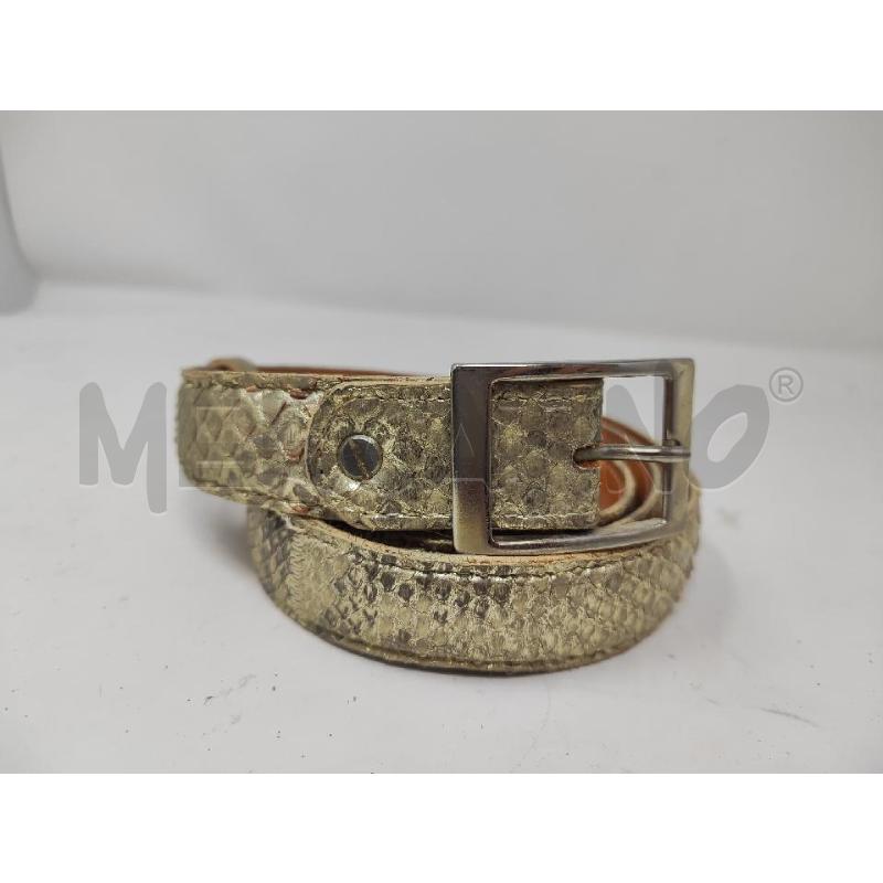 CINTURA DONNA # PITONE DORATO 110CM | Mercatino dell'Usato Vinci - fraz. sovigliana 1