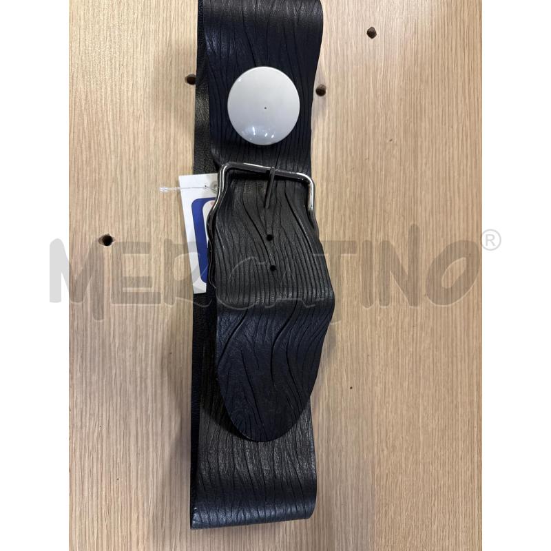CINTURA DONNA # POST & CO  PELLE NERA ONDE LARGA  | Mercatino dell'Usato Vinci - fraz. sovigliana 1
