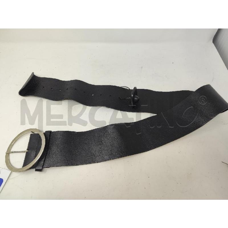 CINTURA DONNA # WVBELT PELLE NERA LARGA  | Mercatino dell'Usato Vinci - fraz. sovigliana 1