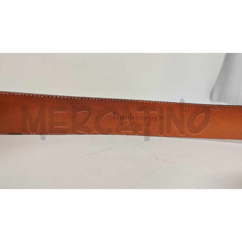 CINTURA UOMO BURBERRYS PELLE MARRONE 100/40 | Mercatino dell'Usato Vinci - fraz. sovigliana 3