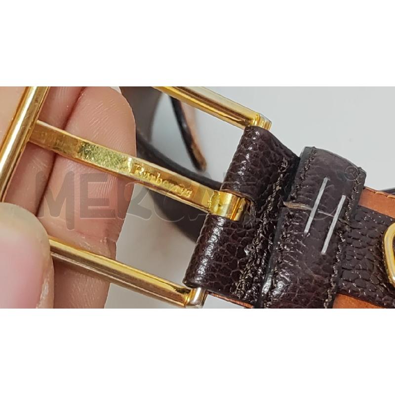 CINTURA UOMO BURBERRYS PELLE MARRONE 100/40 | Mercatino dell'Usato Vinci - fraz. sovigliana 5