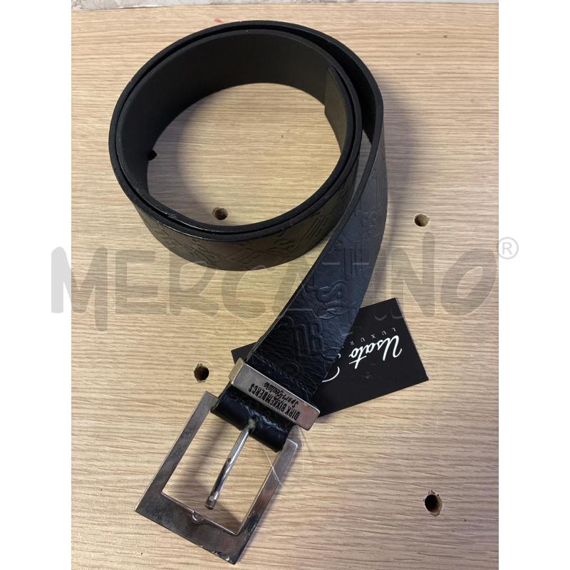 CINTURA UOMO DIRK BIKKEMBERGS PELLE NERA 100CM | Mercatino dell'Usato Vinci - fraz. sovigliana 1