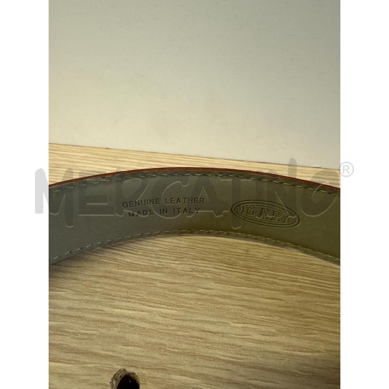 CINTURA UOMO GFR PELLE A PEZZI BEIGE 100CM NUOVA | Mercatino dell'Usato Vinci - fraz. sovigliana 2