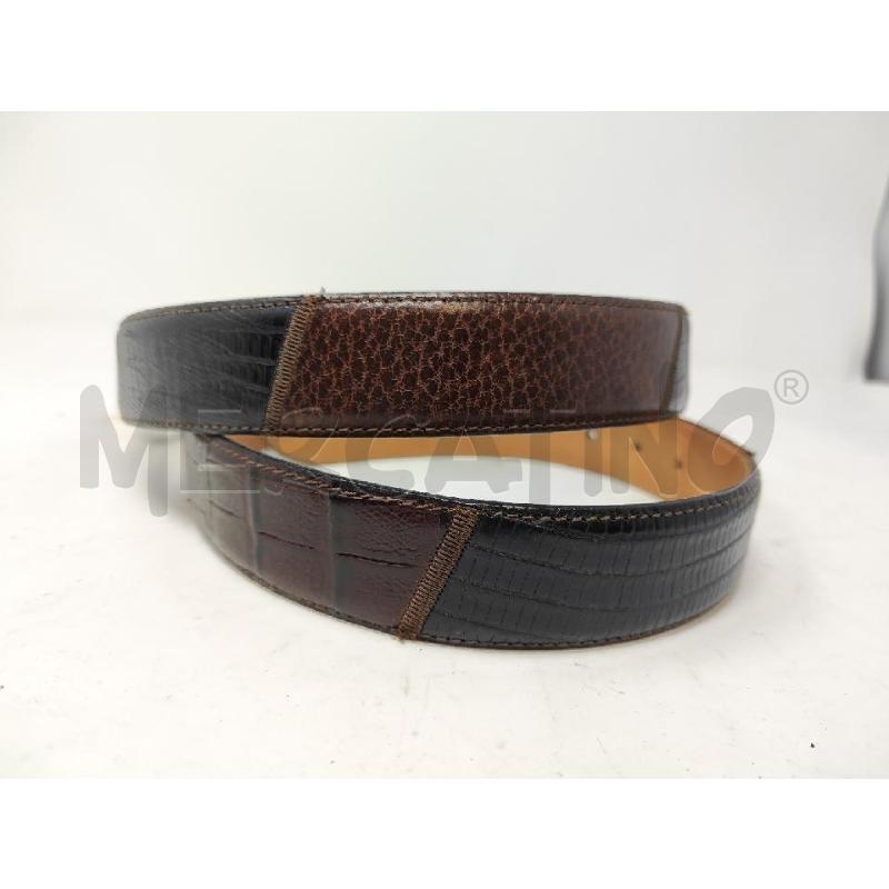CINTURA UOMO # TINO COSMA PEZZI PELLE NERI MARRONI 105/40 | Mercatino dell'Usato Vinci - fraz. sovigliana 3