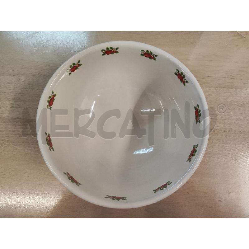 CIOTOLA CERAMICA PAGNOSSIN BIANCA FRAGOLE | Mercatino dell'Usato Vinci - fraz. sovigliana 2