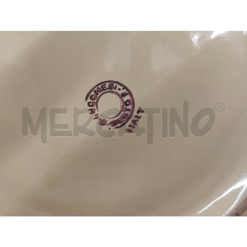 CIOTOLA CERAMICA SESTO FIORENTINO ROSA CREMA FIORI 2 MANICI FORATI | Mercatino dell'Usato Vinci - fraz. sovigliana 3