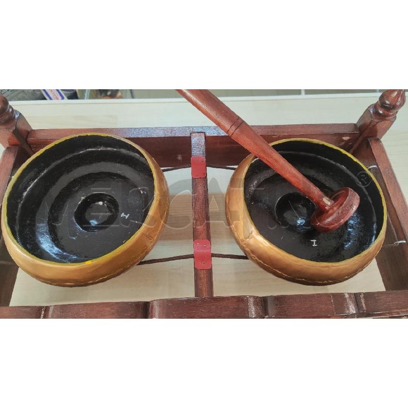 CIOTOLE PZ. 2 ORIENTALI + MARTELLETTO SUPPORTO LEGNO  | Mercatino dell'Usato Vinci - fraz. sovigliana 2