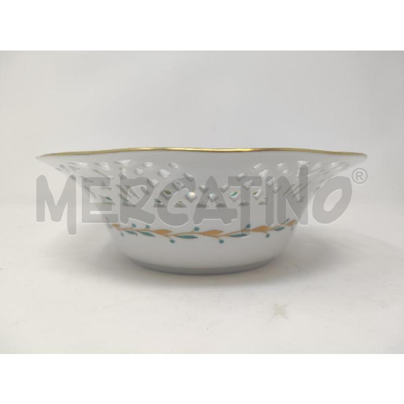 CIOTOLINA CERAMICA DEPOS T. LIMOFES DECORO VERDE BORDO FORATO | Mercatino dell'Usato Vinci - fraz. sovigliana 2