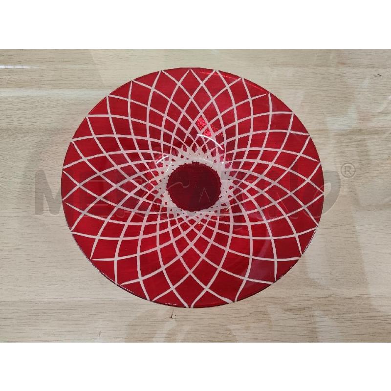 CIOTOLINA VETRO ROSSO MOLATO ROMBI | Mercatino dell'Usato Vinci - fraz. sovigliana 1