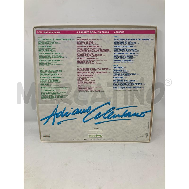 COFANETTO 3 LP ADRIANO CELENTANO VOL. 1 | Mercatino dell'Usato Vinci - fraz. sovigliana 2