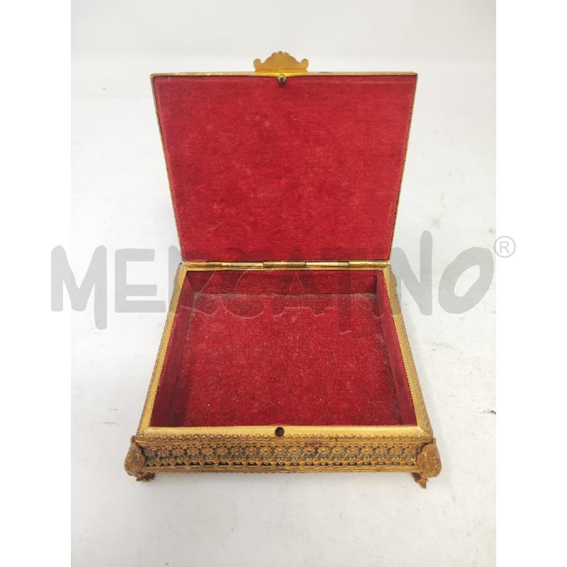 COFANETTO DORATO VOLTO DONNA 4 PIEDINI | Mercatino dell'Usato Vinci - fraz. sovigliana 2