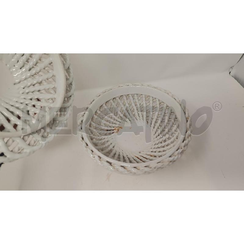COFANETTO TONDO CERAMICA CORDINO TAPPO FIORI  | Mercatino dell'Usato Vinci - fraz. sovigliana 3