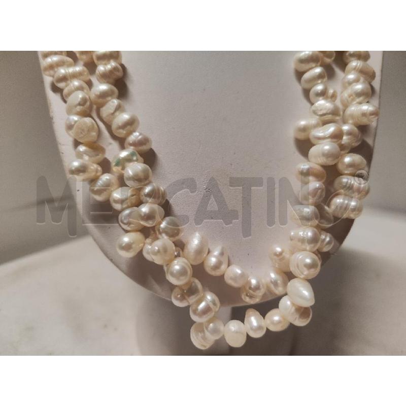 COLLANA 2 FILI PERLE DI FIUME  | Mercatino dell'Usato Vinci - fraz. sovigliana 3