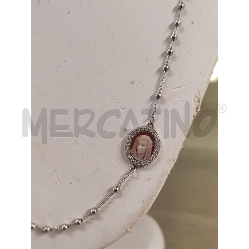 COLLANA ARGENTATA CON CAMEO E CROCE | Mercatino dell'Usato Vinci - fraz. sovigliana 2